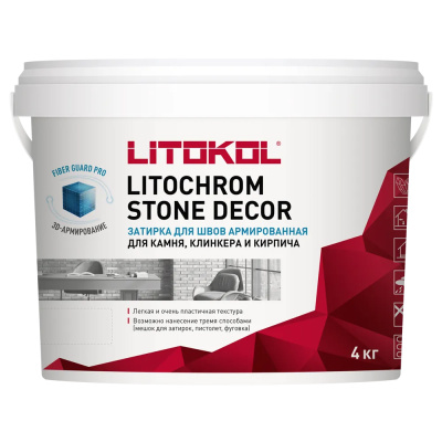 LITOCHROM STONE DECOR 4 кг SD.420 Графит