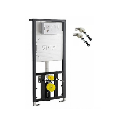 Cистема инсталляции Norm для унитазов, 3/6 л. Все крепежи в комплекте (к стене и к полу) ..