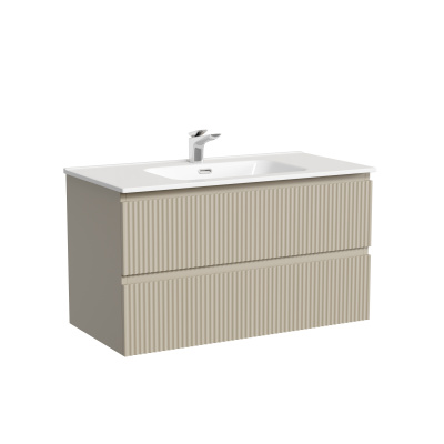 Тумба SANCOS подвесная Snob R 90 (Beige Soft), SNR90CE