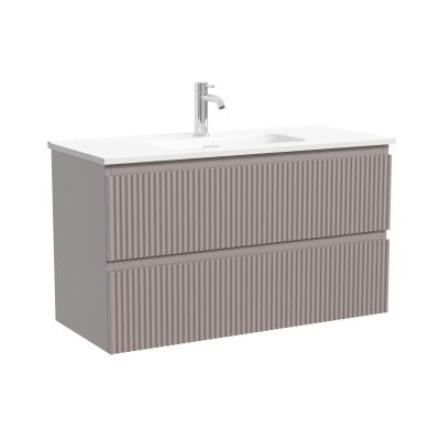 Тумба подвесная SANCOS Snob R 890х390х500, c двумя ящиками оснащенными доводчиками, Doha Soft, арт.S