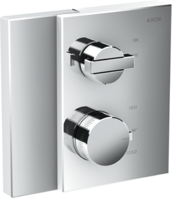 AX Edge Термостат с зап. вент., СМ, хр ..