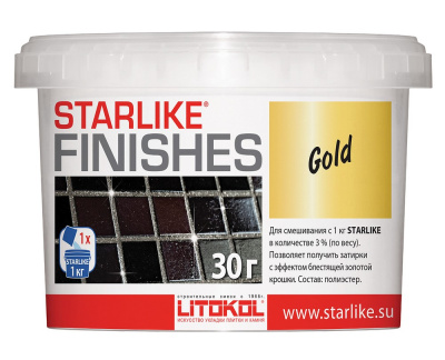GOLD Добавка золот. цв. для STARLIKE 30g .. GOLD Добавка золот. цв. для STARLIKE 30g ..