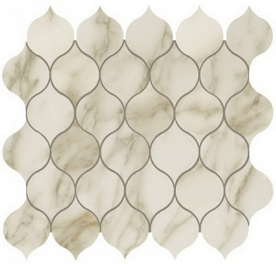 Marvel Royal Calacatta Drop Mosaic (27,2x29,7)