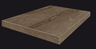 Венеция Коричневый Ступень Угл.лев (33X45 Шлиф.) ..