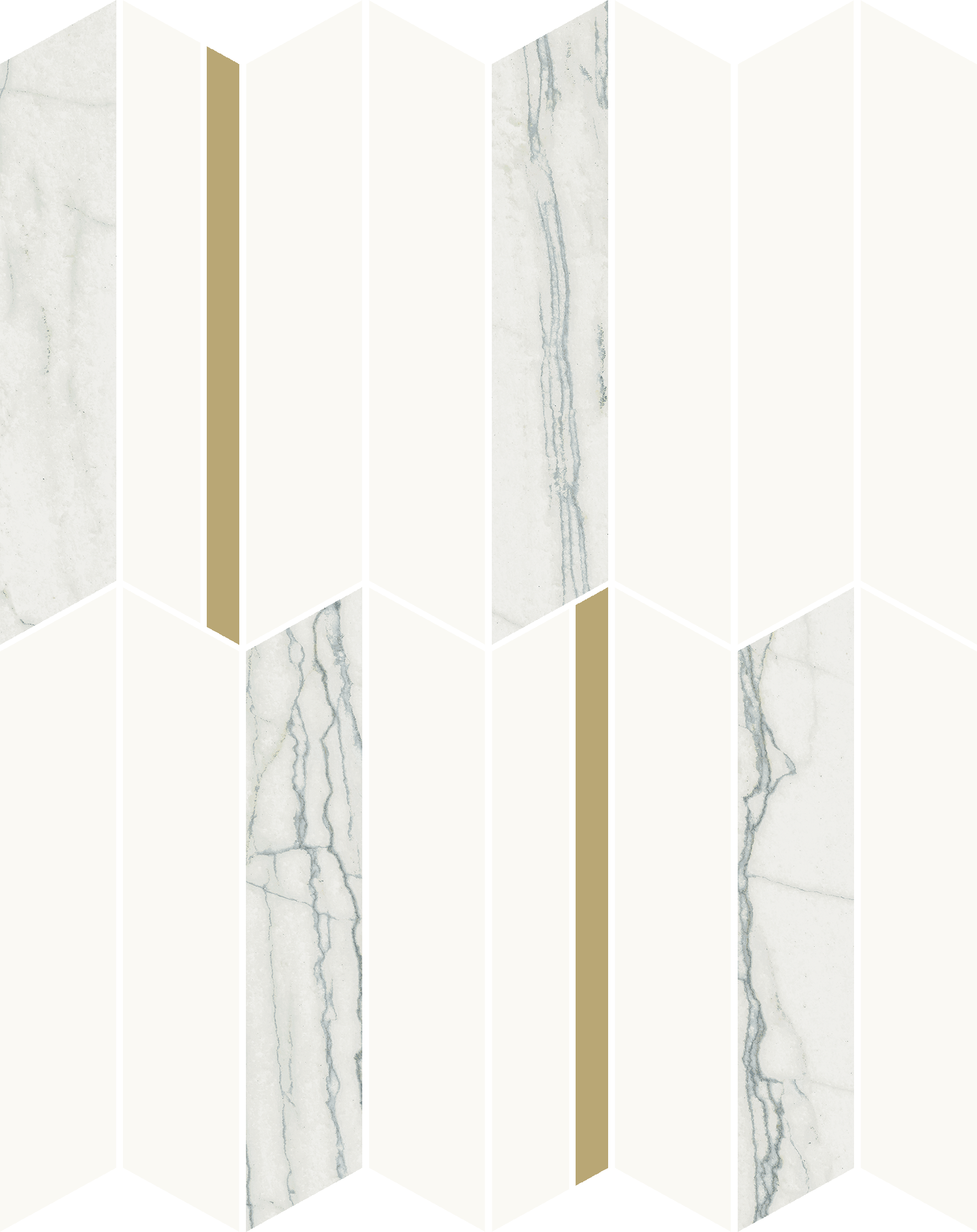 Уайт Глосcи Мозаика инфинити 30.7X38.7 ..