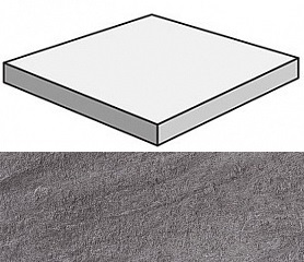Brave Grey Scalino Angolare Sx (33x33) .. Brave Grey Scalino Angolare Sx (33x33) ..