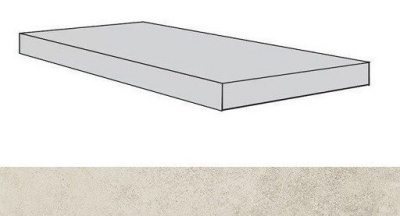 Drift White Scal.120 Ang.Sx/Дрифт Вайт Ступ.120 Угл.Лев (33X120) ..