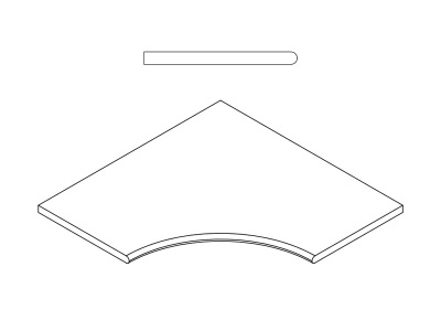 Силвер Борt. С Выемкой Угловой Закруглённый (60X60 Нат.) ..