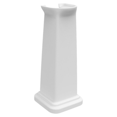 CLASSIC 27x27 выс.66 колонна из керамики для раковин 8788 / 8787 / 8731 - глазурь белая глянцевая ..