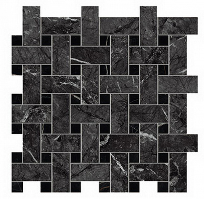 Marvel Grigio Intenso Basket Weave Matt (30,5x30,5) ..
