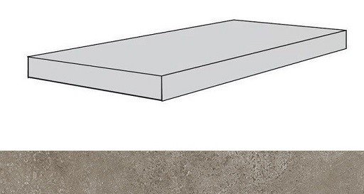 Drift Light Grey Scal.160 Ang.Dx/Дрифт Лайт Грей Ступ.160 Угл.Пр (33X160) ..