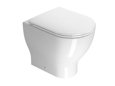 CITY 52x35/F унитаз приставной - смыв безободковый водоворотный Swirlflush - глазурь белая глянцевая .. CITY 52x35/F унитаз приставной - смыв безободковый водоворотный Swirlflush - глазурь белая глянцевая ..