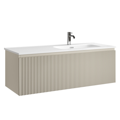 Тумба подвесная SANCOS Snob R 995х445х406, c одним ящиком оснащенным доводчиками, Beige Soft , арт.S