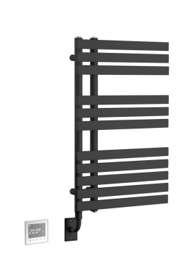 Полотенцесушитель электрический, Venturo Matt black  300W 230V 50Hz IP24