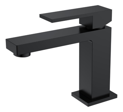 Cмеситель для умывальника Qubic Matt Black 