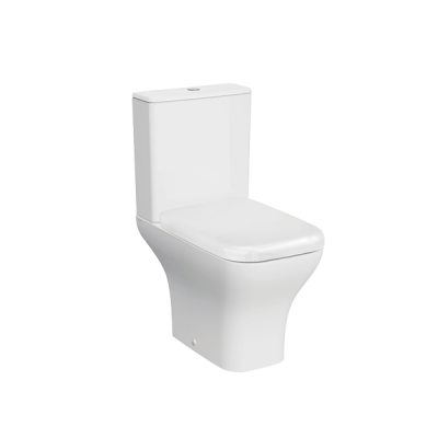 Напольный безободковый унитаз VitrA Polar, двурежимный механизм
смыва 3/6 л, дюропластовое сиденье м ..