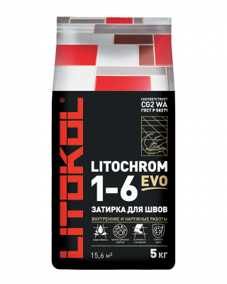 LITOCHROM 1-6 C.80 коричневый/ карамель  (алюм.мешок 5 кг)