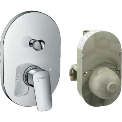 HG Logis смеситель для ванны ,хром ..