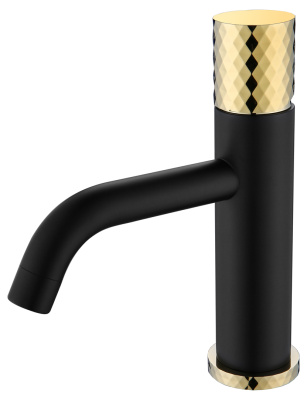 Смеситель STICK для умыв. низ. BLACK DIAMOND GOLD 