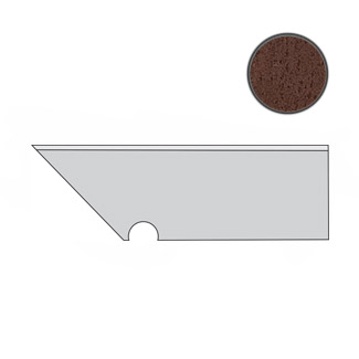 Blaze Corten Battiscopa Sag.Sx (7,2x30)