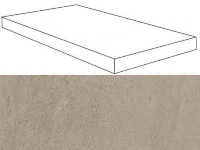 W. Silve Grey Scalino Angolare SX 30x60 Lap/В. Сильвер Грей Ступень Угловая Лаппато 33х60 Лс (33X60) ..