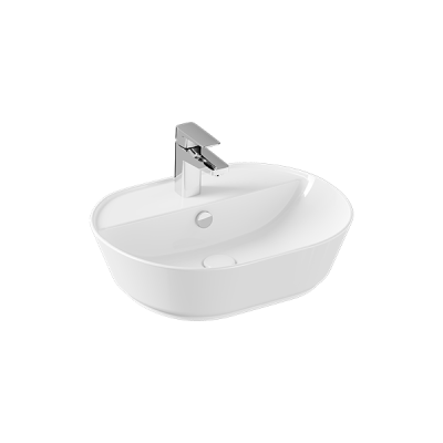 Geo овальная раковина-чаша 55 см, цвет белый ..