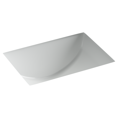 Раковина встраиваемая снизу Ceramicanova Era 460x348x213мм, с отверст. слива-перелива бел.