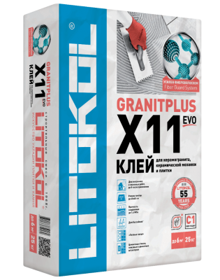Клеевая смесь LitoKol X11 EVO 25 kg (Россия)