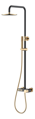 Стойка для душа STICK BLACK TOUCH GOLD 