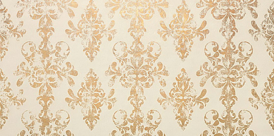 Декор Ewall White Gold Damask 40x80