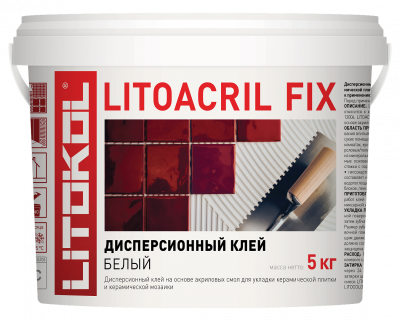 LITOACRIL FIX белый (ведро 5 кг) ..