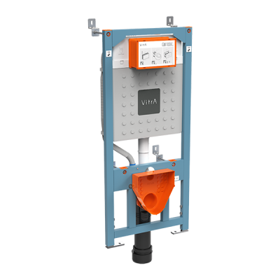 V12 Cистема инсталляции для унитазов, 3/6 л, глубина установки 12 см. Все крепежи в комплекте (к сте ..