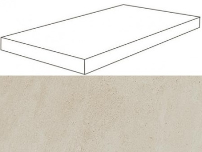 W. Ice Mist Scalino Angolare DX  Lap/В. Айс Мист Ступень Угловая Лаппато 33х60 Пс (33X60) .. W. Ice Mist Scalino Angolare DX  Lap/В. Айс Мист Ступень Угловая Лаппато 33х60 Пс (33X60) ..