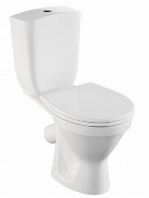 Унитаз Norm Blanc Duroplast, выпуск 45 градусов, крышка дюропласт с микролифтом ..