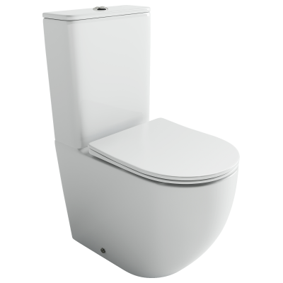 Бачок для унитаза Ceramicanova Mia Торнадо, двойной смыв 3/6 арматура, белый, арт. CN1801T-T