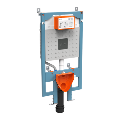 V8 Cистема инсталляции для унитазов,  3/6 л, глубина установки 9–12 см. Все крепежи в комплекте (к с ..