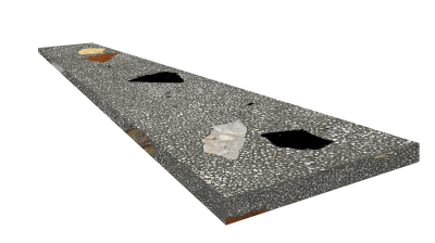 Палладио Блэк Ступ.120 Угл.пр 33X120 ..