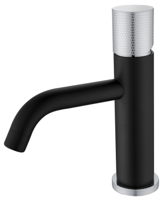 Смеситель STICK для умыв. низ. BLACK TOUCH CHROME 
