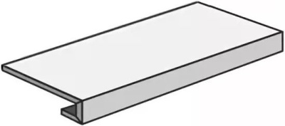 W. Silve Grey Scalino Frontale /В. Сильвер Грей Ступень 33х120 (33X120)