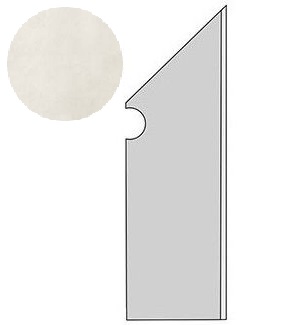 Dwell Off-White Battiscopa Sag. Dx (7,2x30) ..