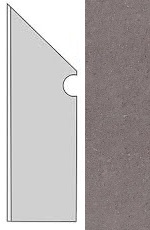 Kone Grey Battiscopa Sag.Sx (7,2x30)