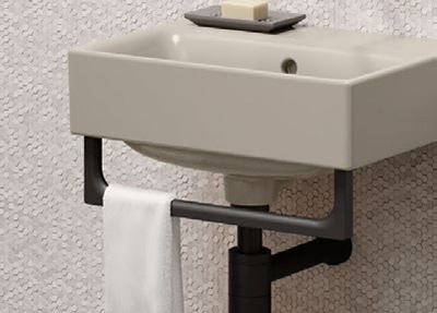 Металлический полотенцедержатель, хромированный ..