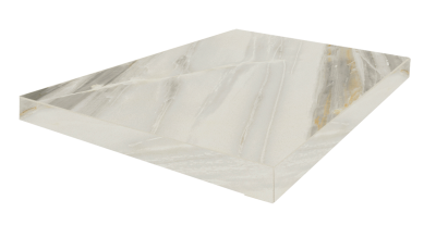 Флоренция Белый Ступ.45 Угл.лев (33X45 Шлиф.) ..