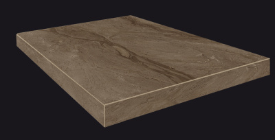 Венеция Коричневый Ступень Угл.пр (33X45 Шлиф.) ..