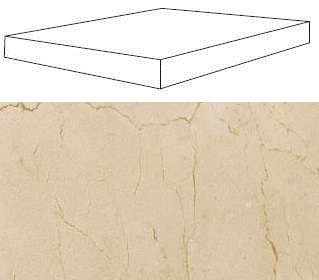 S.S. Cream Scalino laterale dx 33x120 / С.С. Крим Ступень Угловая 33х120 Пс (620070000764)
