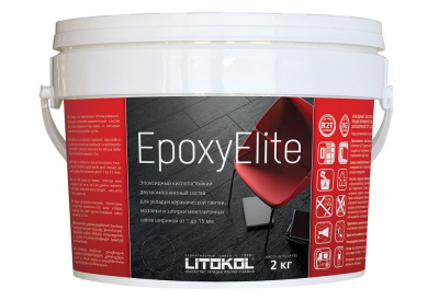 EpoxyElite E.06 Мокрый асфальт  (ведро 2 кг) ..