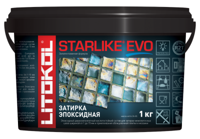 LITOCHROM STARLIKE EVO затир. S.110 GRIGIO PERLA  1 kg .. LITOCHROM STARLIKE EVO затир. S.110 GRIGIO PERLA  1 kg ..
