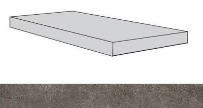 Drift .Grey Scal.120 Ang.Sx/Дрифт Грей Ступ.120 Угл.Лев (33X120) ..