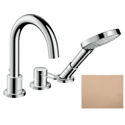 AX Uno смес-ль на край ванны на 3 отв.BRG ..