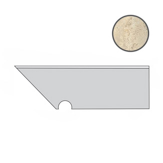 Aix  Blanc Battiscopa Sag.Sx. (7,2x30)